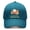 Blue-green, variant on USA 250th Anniversary Blue Baseball Hat with Printed Celebration Graphics and Adjustable Closure Designed for Men Women Daily Use