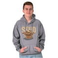 thumbnail image 3 of Funny Joke Stud Muffin Food Pun Hoodie Hooded Sweatshirt Men Brisco Brands S, 3 of 6