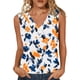 thumbnail image 3 of TaTaai Womens Spring Summer Sleeveless Camisole Tshirt V Neck Printed Top Strap Design Loose Fit Casual Fashion Wear Gift, 3 of 6