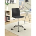 thumbnail image 2 of Scranton & Co Sleek Adjustable Office Chair in Black and Chrome, 2 of 2