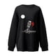 thumbnail image 3 of Puntoco Moda Mujer Acción de Gracias Impreso Blusa Suelta de Manga Larga Cuello Redondo Casual Pullover tops Sweatershirt Puntoco Puntoco-3045, 3 of 4