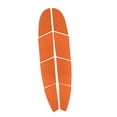 thumbnail image 3 of 8x almohadillas de tracción para tablas de Surf, almohadillas traseras de cubierta, almohadilla de tracción para tablas, tablas cortas de Surf de agar Naranja, 3 of 8