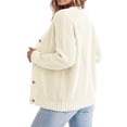 thumbnail image 5 of Fantaslook Knit Cardigan for Women Long Sleeve Open Front Sweaters Button Down Tops Casual Trendy Fall Outfits, 5 of 10