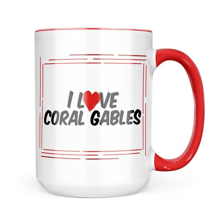 

Neonblond I Love Coral Gables Mug gift for Coffee Tea lovers