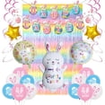 thumbnail image 2 of 1 Pce Ballon Réutilisable Ballons Joyeuses Pâques Ballons Œuf de Pâques Ballons Lapin Ballon Mylar pour Anniversaire de Lapin Décoration Intérieure Extérieure, 2 of 6