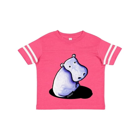 

Inktastic Groovy Purple Hippo Gift Toddler Boy or Toddler Girl T-Shirt