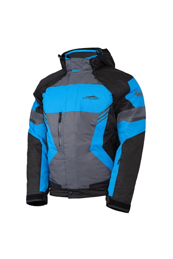 Katahdin Dagger Mens Snow Jacket Black/Gray/Blue XL