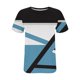 thumbnail image 5 of Camiseta de Manga Corta de las Mujeres de Cuello Redondo de Impresión Casual Top de las Señoras, Poliéster Ligero para el Hogar Diario Y Cómodo, 5 of 9