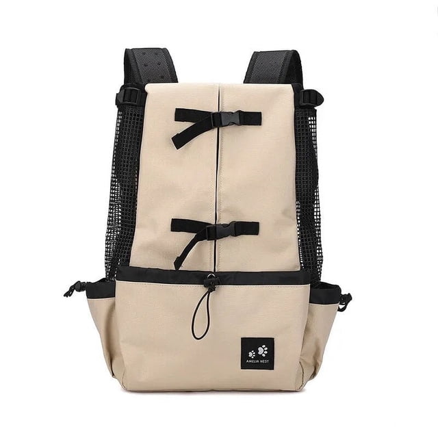 Breathable Dog Carrier Bag Portable Pet Outdoor Travel Backpack Reflective Carrier Bags for Cats French Bulldog Dog Accessories ShopWise Round