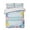LightBLue, variant on Quilts Twin Size Bedding Set, Summer Coastal Lightweight Quilted Comforter, Ocean Starfish Shell Lemon Flowers Ombre Blue Soft Bedspread Coverlet with Pillow Covers for All Season, 68" x 86"