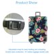 thumbnail image 4 of Funda para equipaje de viaje, protector de maleta para equipaje de 26 a 28 pulgadas, fundas protectoras elásticas para equipaje (L) MFZFUKR BST3001665-3, 4 of 5