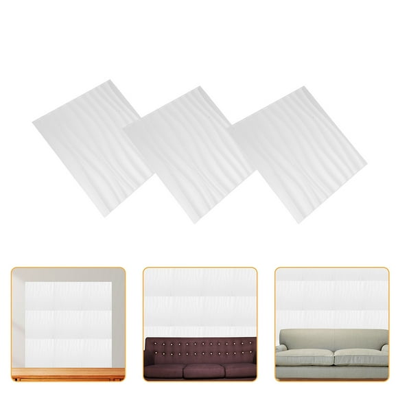 Minkissy 3Pcs 30X12in PVC 3D Wall Panels for Drywall Covering