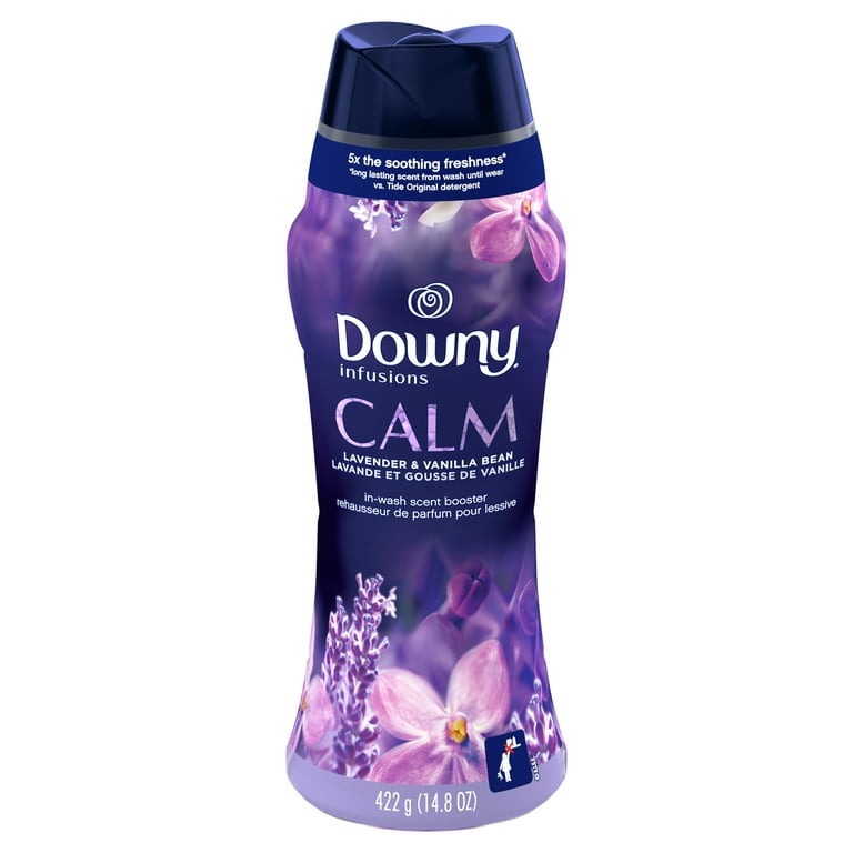 Downy Infusions Calmラベンダー & バニラビーンズ2本セット Downy, In Wash Scent Booster Beads, 14.8 oz, Calm Lavender