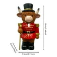 thumbnail image 2 of Liyamei Cow Cow Figurines/Statues With & Santa Designs Fit Home Ideal For Calf Lover, 2 of 5