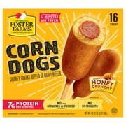 Foster Farms Honey Crunchy Corn Dogs, 42.72 oz, 16 Ct (Frozen)