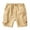 Beige, variant on White Shorts Girls 10-12 Boys and Toddlers' Denim Shorts Wide Leg Elastic Waist Pull On Loose Fit Shorts Baggy Jeans Cargo Pants with Pockets