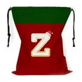 thumbnail image 2 of Taicans 26 Letter Christmas Gift Bags - 12.2x14.96in Red Drawstring Storage Bags,Reusable Holiday Tote for Small Gifts & Tree Decor (Santa/Snowflake Pattern)‌, 2 of 6