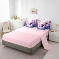 thumbnail image 5 of Castle Fairy Kawaii Axolotl Twin Bedding Sets,Black Pink Salamander Bedding Comforter Set, 5 of 8