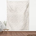 thumbnail image 4 of Ambesonne Vintage Mr Mrs Fabric by the Yard Upholstery, Wedding Party Motif, 1 Yard, Ivory Brown, 4 of 5