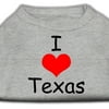 I Love Texas Screen Print Shirts