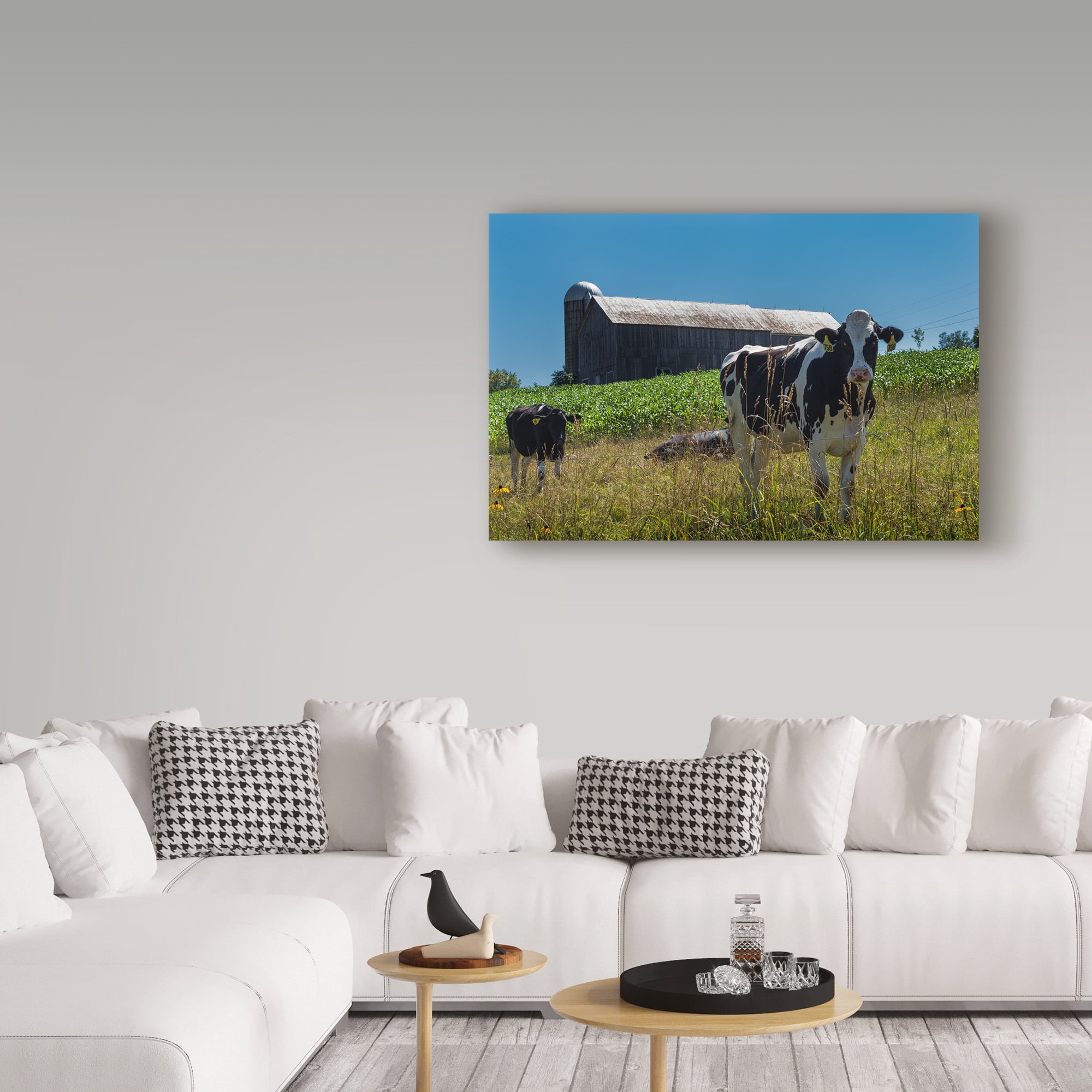 Trademark Fine Art 'Dairy Farm Rustic' Canvas Art by Brenda Petrella Photography Llc