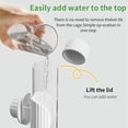 thumbnail image 3 of No Mess Bird Water Dispenser, Automatic Parrot Water Feeder with Spring Valve, Clear Cage Water Drinker, 3 of 7