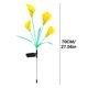 thumbnail image 3 of Artificial Solar Light Ground Stake Fake Flower For Garden Outdoor Faux With LED Lamp Waterproof Yard Decoration For Patio, 3 of 6