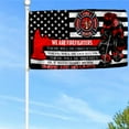 thumbnail image 3 of Cayyon Firefighter Grommet Flag We Are Firefighters Flag 3x5Feet Banner with 2 Brass Grommets, 3 of 4