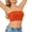 Orange, variant on Everyday Comfort Bra with Strapless Design for Casual Wear All-Season Versatility Ideal Under T Shirts and Accurate Size Included, M, Orange