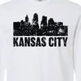 thumbnail image 4 of Inktastic Kansas City Skyline Grunge Long Sleeve T-Shirt, 4 of 5