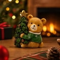 thumbnail image 4 of 2026 Christmas Indoor Decoration Christmas Resin Bear Ornament, 4 of 7