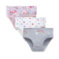thumbnail image 2 of Splozh Girls Cotton Boy Shorts Underwear 2T 3T 4T 5T 6T 7T 8T 3 Pack Kids Soft Toddler Panties Breathable Princess Boxer Briefs Underpants,Grey,3-4 Years, 2 of 3