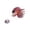 Red, variant on Chanana Artificial Glowing Lionfish - 3D Silicone Fake Fish with Suction Cup & Floating Feature, Fluorescent Luminous Fish Tank Ornament, Purple