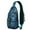 Blue-green-8, variant on Crossbody Sling Backpack for Women Men Cute Ocean Life Turtle Shoulder Sling Crossbody Casual Chest Bag for Travel Sports Running Hiking