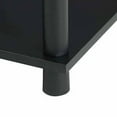 Mainstays No Tools End Tables, Solid Black, Set of 2
