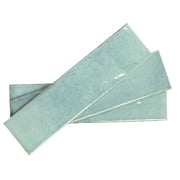 The Tile Life Havasupai Falls 3 in x 10 in Sage Glossy Ceramic Tile Sample 1 Piece
