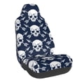 thumbnail image 1 of Lsque white arrow Skull Pattern Car Seat Covers for Front Seats , Waterproof Seat Covers for Cars, Sporty Front Seat Covers,Car Seat Cover Protector Front Seats, 1 of 5