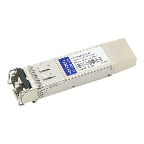 AddOn SFP+ Juniper Émetteur-récepteur Compatible - module Émetteur-Récepteur SFP+ - 10 Gigaoctets - 10 Gbase-Sr - 850 nm