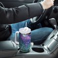 thumbnail image 4 of Yayeee 40oz Stainless Steel Tumbler with Straw and Handle Double-Wall Insulated Travel Water Bottle, Moonlight Forest, 4 of 8