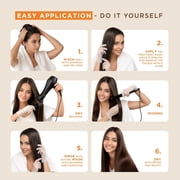 Kativa Brazilian Keratin Hair Straightening Kit – 12-Week Salon Treatment with Argan Oil, Shea Butter & Keratin – Frizz-Free, Silky, Straight Hair – Formaldehyde-Free & Safe for All Hair Types