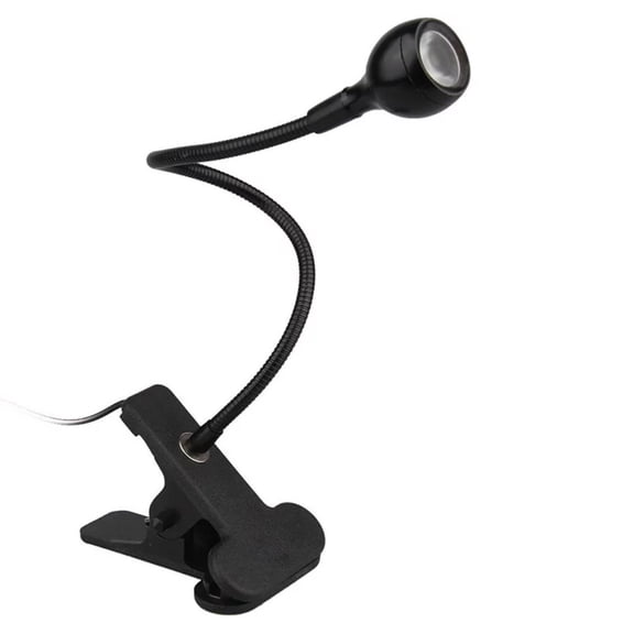 5V 3W USB LED Clip Table Light with Flexible Goose Neck Cute Bed Lamp Decoration Eye Protection
