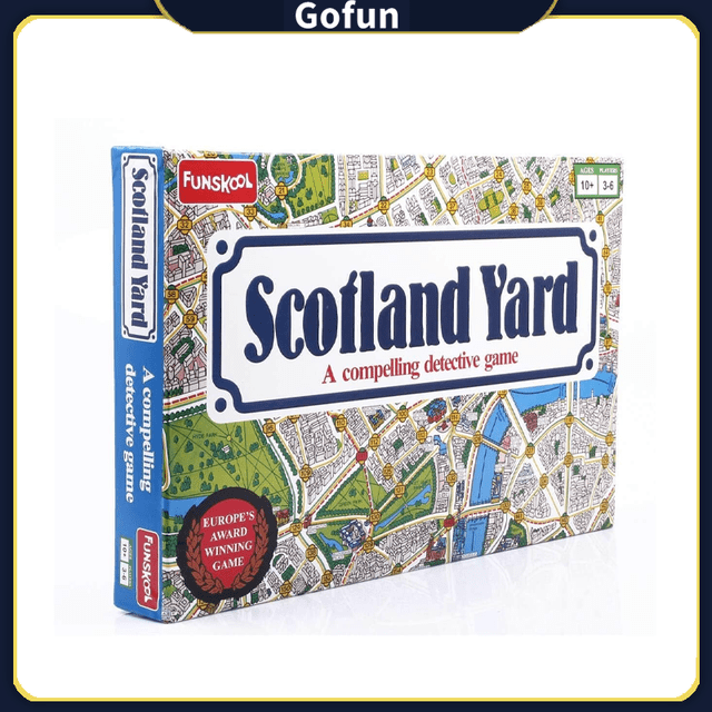 Juego de mesa Scotland Yard, versión en inglés, educativo para mayores de 10 años