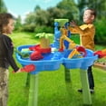 Dinosaur Sand Water Table for Toddlers, 4 in 1 Sand Table and Water Play Table, Kids