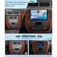 thumbnail image 2 of 9 inch Wireless Car Stereo for Chevrolet Chevy Silverado Tahoe Suburban GMC Yukon 2007-2012 Touch Screen Car Radio with Rear Camera, 2 of 14