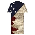 thumbnail image 4 of Erwazi Summer Plus Size Dresses for Women 4th Of July Printed Crew Neck Sleeveless Ankle Length Dress Celebrations Outdoor Parties Activities Casual Dresses, 4 of 8