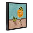 thumbnail image 3 of Stupell Industries Modern Orange Cocktails Still Life Black Floating Frame Canvas Art, 18 x 18, by Melissa Wang, 3 of 8