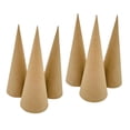 thumbnail image 4 of 6 conos de papel maché con base abierta para crear manualidades imaginativas con conos de cartón para decorar álbumes de recortes., 4 of 8