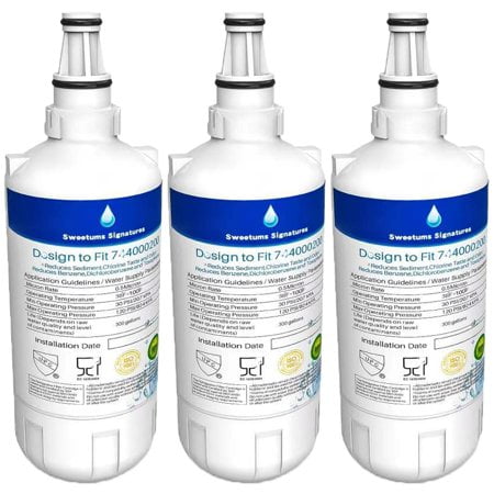744000200 Filter Replacement For Liebherr 7440000 7440002 Refrigerator Water Filter (3 Pack)