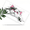 A Gray and White, variant on 1 Pcs 2D Flat License Plate Covers & Frames, Colorful Flowers For Decorative Front, Waterproof For Decoration Aluminum License Plate Covers & Frames Cover For Men Women, 12" X 6"