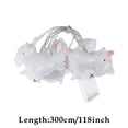 thumbnail image 3 of 10FT 20 Lights LED Easter Bunny String Lights for Patio, Room, and Window Decoration - Battery-Operated Party Pendant, 3 of 5